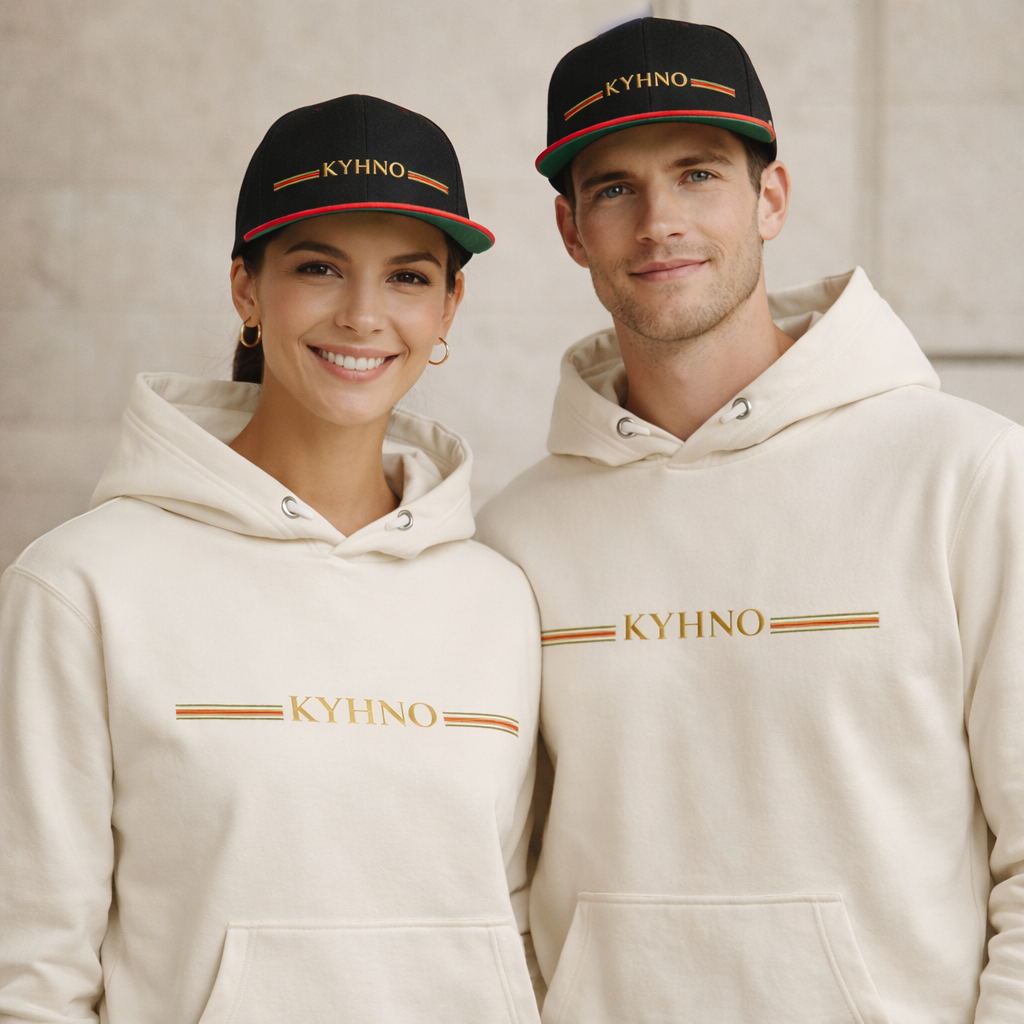 kyhno modern cap with precise embroidery finish