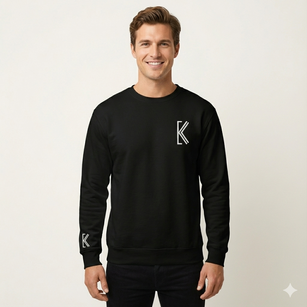 KYHNO luxury cotton crewneck sweatshirt for men