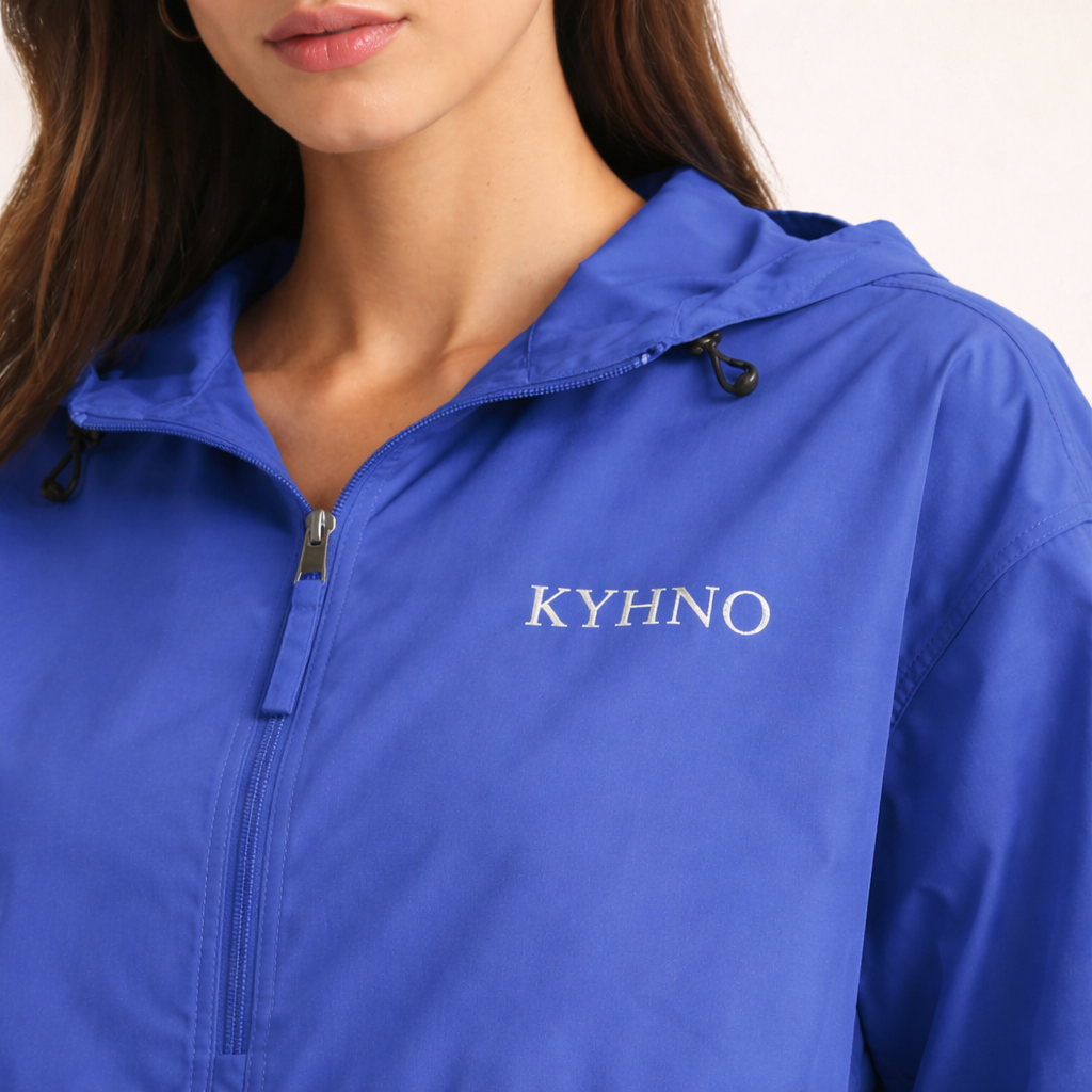 Packable Hooded Windbreaker woman Jacket elegant rain coat rain jacket