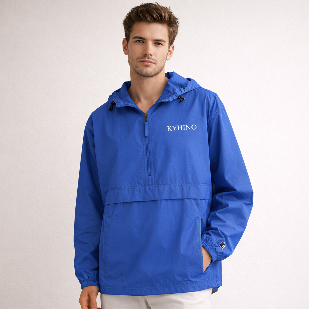 blue rain jacket kyhno Packable Hooded Windbreaker men Jacket elegant rain coat rain jacket
