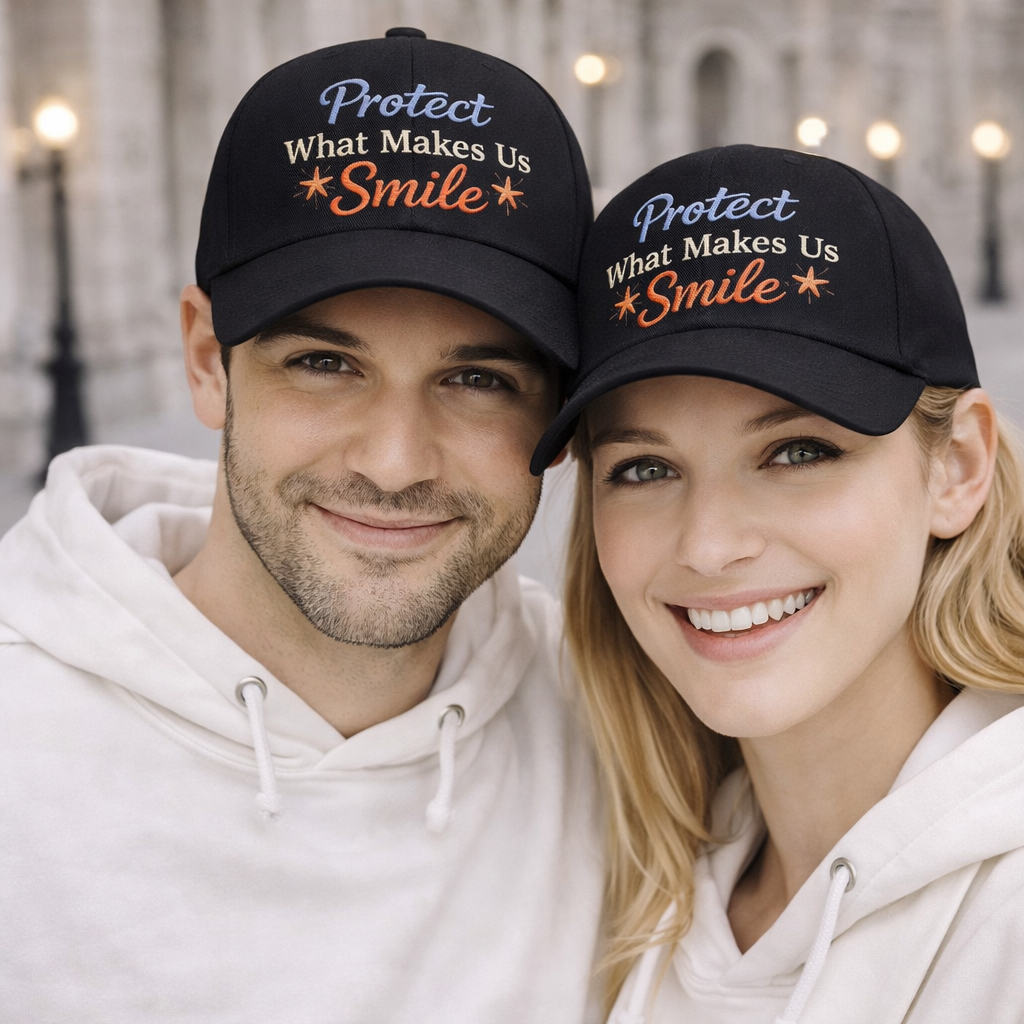 contemporary embroidered cap for calm styling