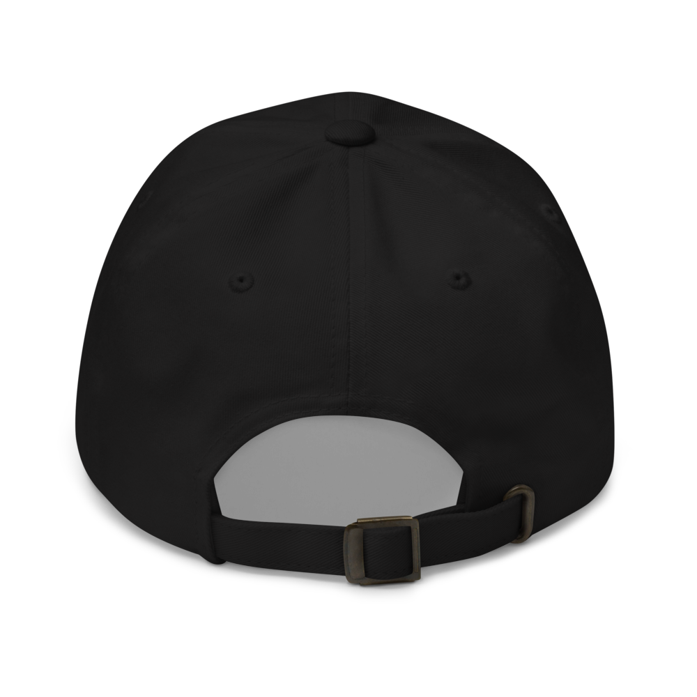low profile cap with refined embroidery detail