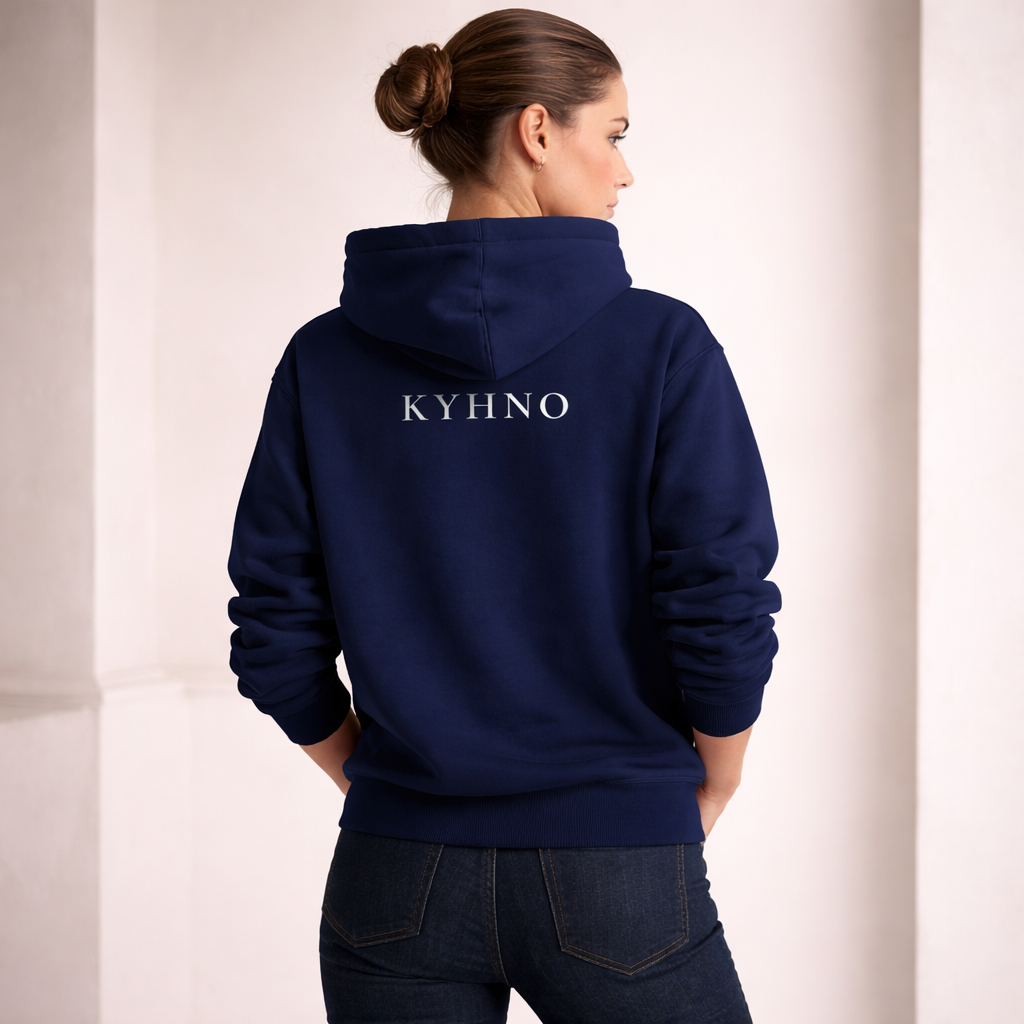 luxury everyday hoodie with structured drape