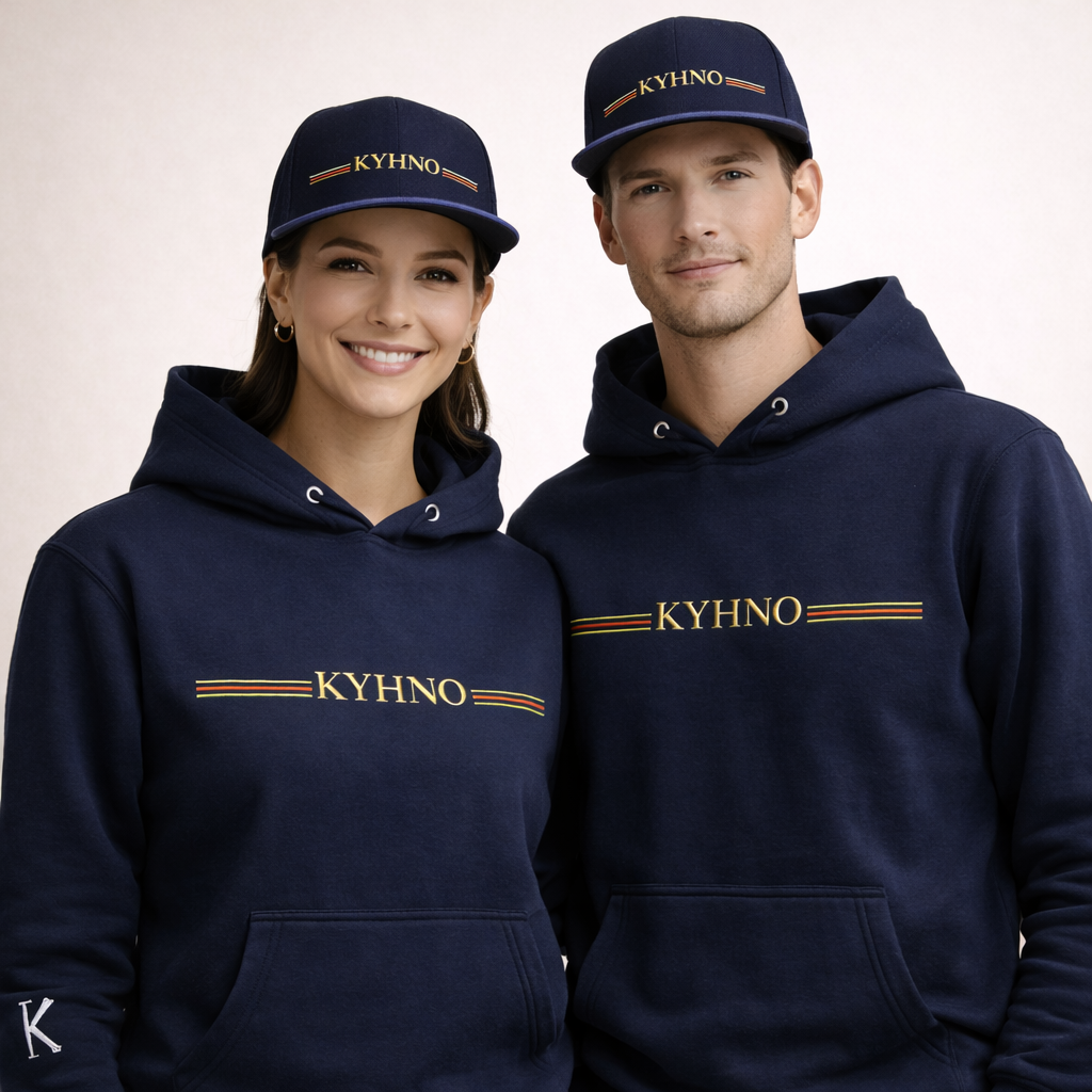 kyhno modern cap with precise embroidery finish