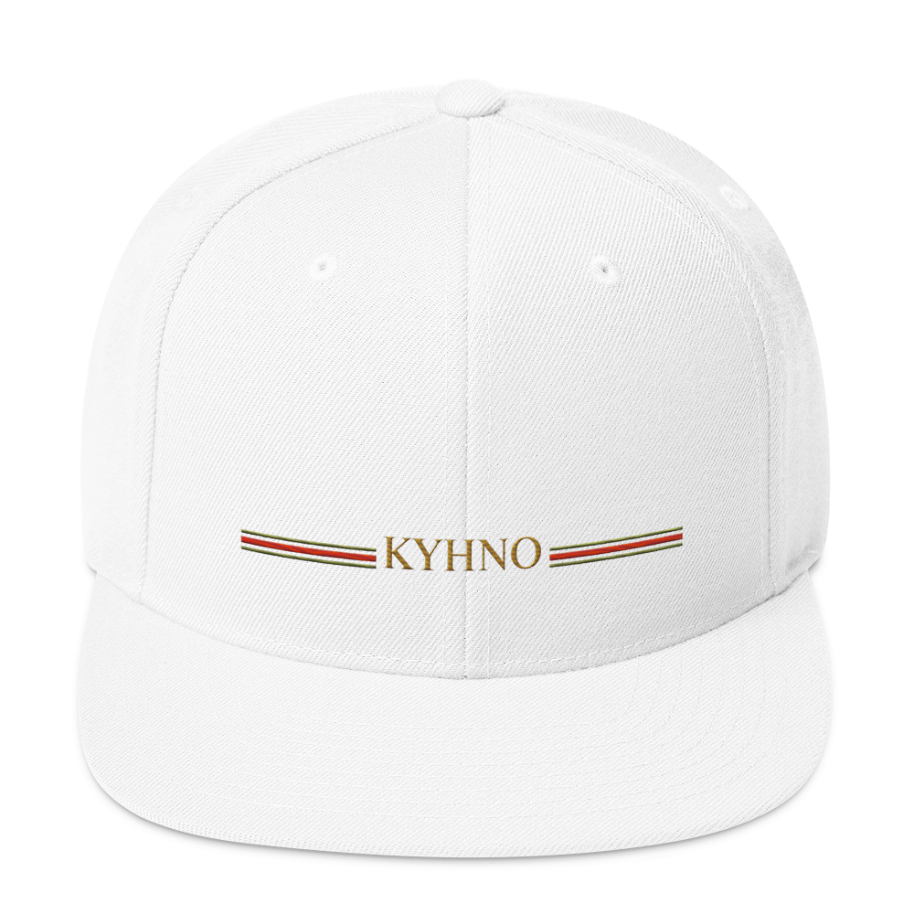 kyhno modern cap with precise embroidery finish